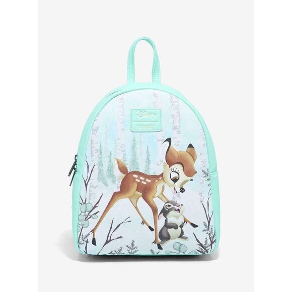 Loungefly Disney Bambi & Friends Winter Scene Mini Backpack - Picture 1 of 4